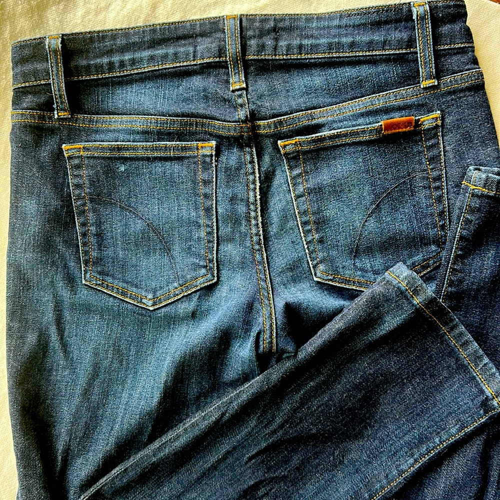 Joe's Jeans Bridget Dark Blue Ankle Cropped Denim sz 28